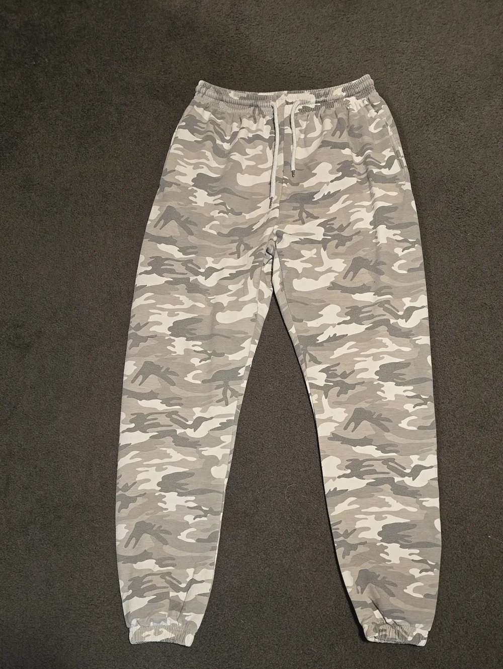 Gray Camo Jogger Sweatpants - Picture 1 of 4